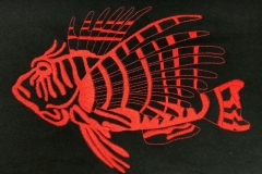 Feuerfisch Rückenlogo 300x200 mm  36,79 €