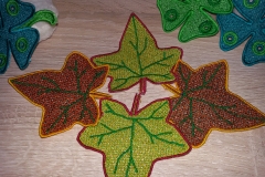 Herbstblätter im LACE-Stil  vier Blätter 11,55 €