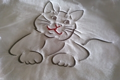 Bestickung Badetuch, nur Bestickung Größe 360x360 mm Preis 35,00 €