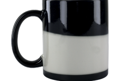 Farbwechseltasse wird weiß bei Erwärmung